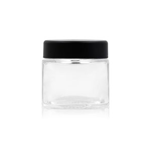3.5oz Square Glass Jar
